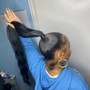 Side swoop Quick Weave