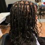 Medium knotless/ box braids