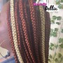 Distressed Locs with HUMAN Curls