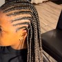 Cornrows-No added hair