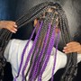 Medium Knotless Braids