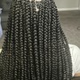 Boho knotless Braids small