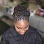 Medium Individual braids(natural hair)