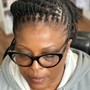 SisterLocks/ Micro Loc Style - Twists or Bantu knots, Braids