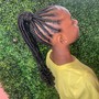 Braids w/ Natural Hair (Kids: Ages 5-13)