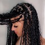 Human hair boho curl add on