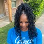 Small knotless braids