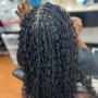 Large knotless goddess braids