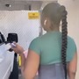 Braided ponytail