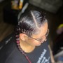 Dutch  Braids with hair added