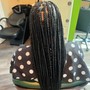 Natural braided style (hourly service)