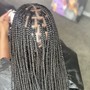 Large Knotless Braids (Mid Back)