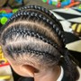 Kid's Braids (straight-back cornrows)