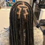 Braided Half up Half down Quick Weave