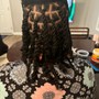 Large knotless braids