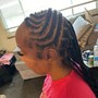 10 feed ins braids