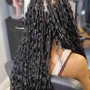 Medium Bohemian/Boho Knotless Braids (crochet hair)