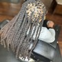 Individual Braids on Natural hair