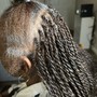 Large Knotless Braids