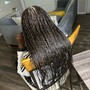 Large Knotless Braids