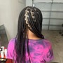 Small Knotless Braids