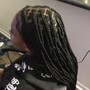 Short medium Box Braids