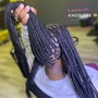 Small Extended Length {Synthetic} (Bohemian/ or Goddess) Knotless Braids