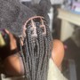 Large Knotless Braids