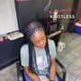 Small Extended Length {Synthetic} (Bohemian/ or Goddess) Knotless Braids