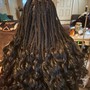 French Curl Box Braids medium