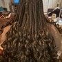 French Curl Box Braids medium