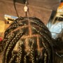 Box Braids Touch Up front