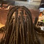 French Curl Box Braids medium