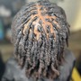 Cut relaxed hair for starter locs