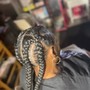 Med Knotless Braids