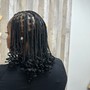 Kinky Twist midback length