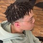 Men’s color  (Low fade or mini fro length)