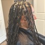 Bohemian Knotless Braids (Small/Medium)