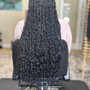 Medium Knotless butt length Braids