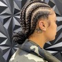 cornrows (fade)