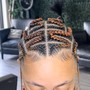 Wig braid down