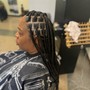 Medium knotless Braids