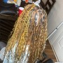 Knotless boho Braids Medium: