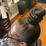 Sleek ponytail