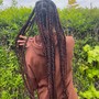 Large Part Knotless Braids