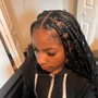 4 large straightbacks with weave (women)