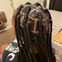 large knotless braids