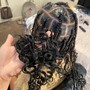 large knotless braids