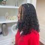 Boho knotless Braids(medium)