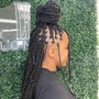 Small Box Braids or Twists